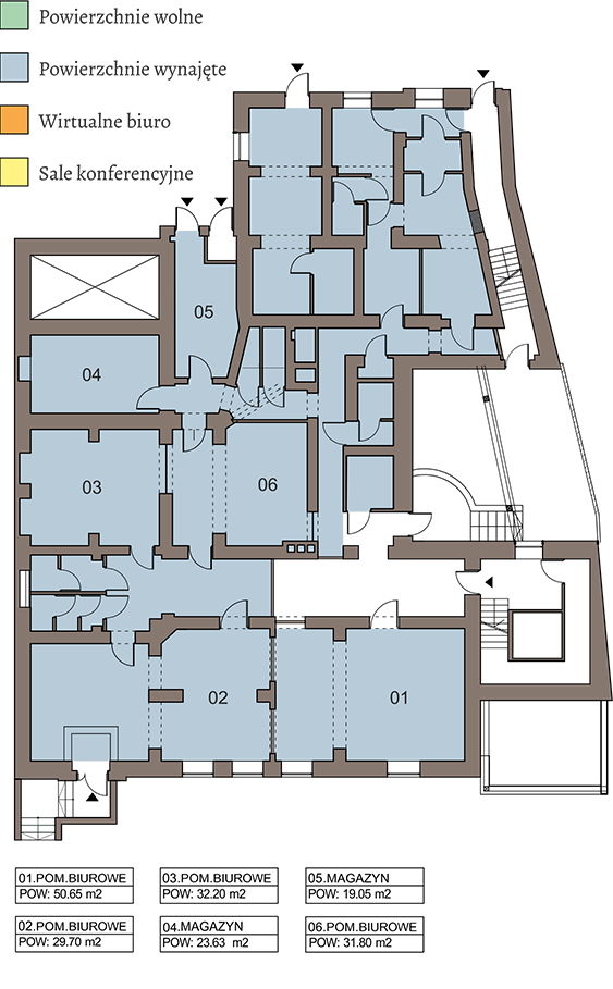 Plan piwnicy
